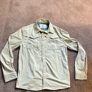 Men’s Seager Grit Co company el pescador fishing shirt fly fishing medium